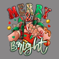 Merry And Bright Caucasian Girl Sneakers Vintage Tee | Teevron
