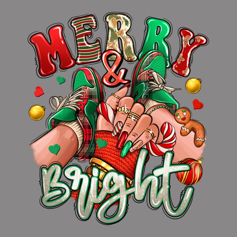 Merry And Bright Caucasian Girl Sneakers Vintage Tee by RanaPortraitStore | Teevron