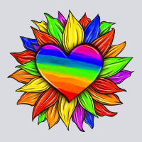 Lgbtq Color Heart And Sunflower Zipper Hoodie | Teevron