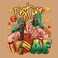 Festive Af Christmas Caucasian Girl Sneakers Vintage Tee | Teevron