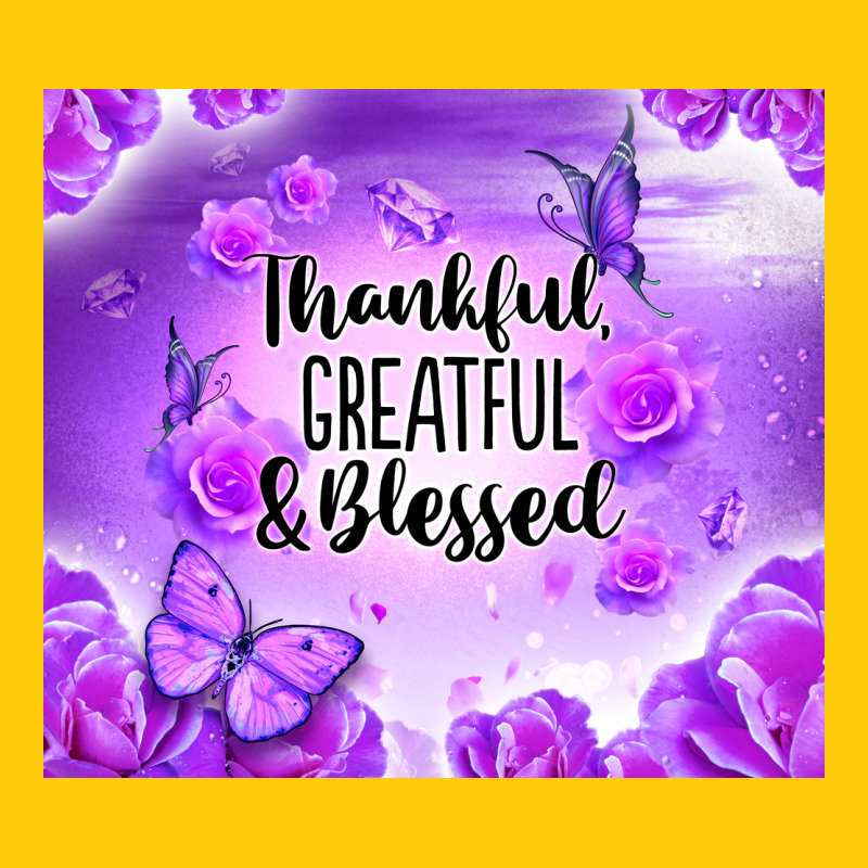 Thankful Greatful Blessed Premium Hoodie by NancyCooperArtShop | Teevron
