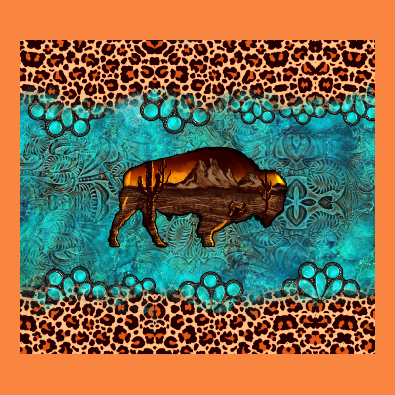 Bison Leopard Gemstone Premium Sweatshirt by Artiststas | Teevron