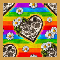 Pride Lgbtq+ Cowhide Hearts And Daisy Patterns Urban Hoodie | Teevron