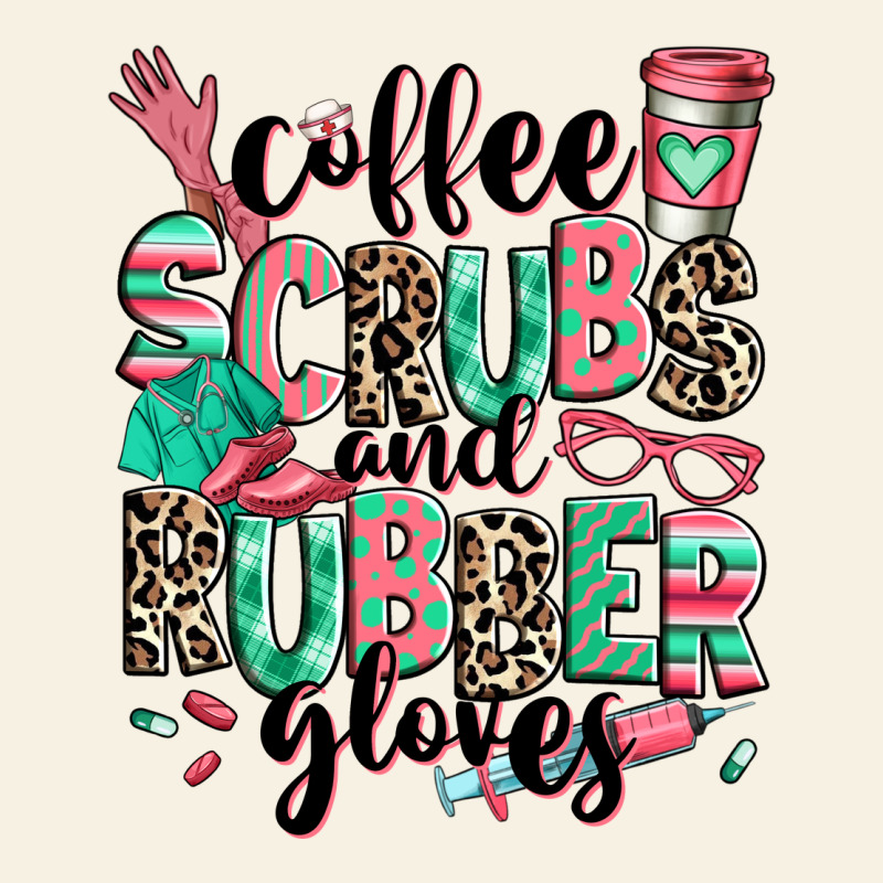 Coffee Scrubs And Rubber Gloves Vintage Tee by RanaPortraitStore | Teevron