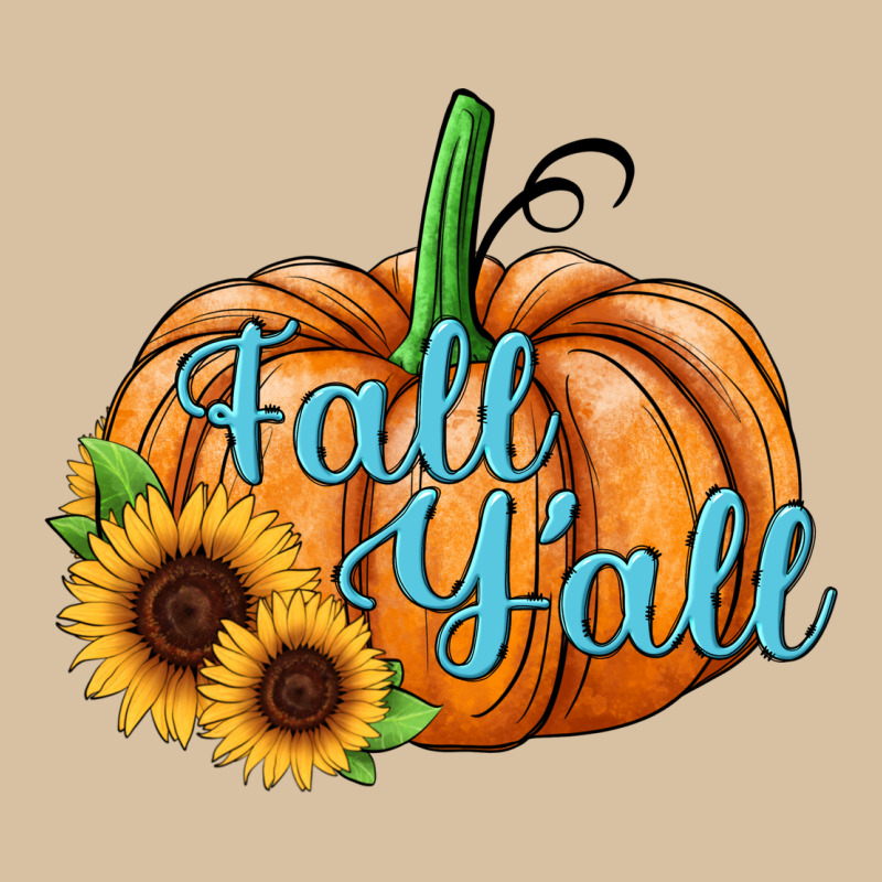 Fall Y'all Pumpkin Heavyweight Hoodie by JahusDesignShop | Teevron