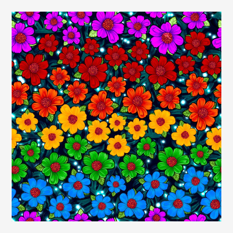 Pride Lgbtq Flowers Seamless Pattern Urban Hoodie by BundleAndBundleShop | Teevron