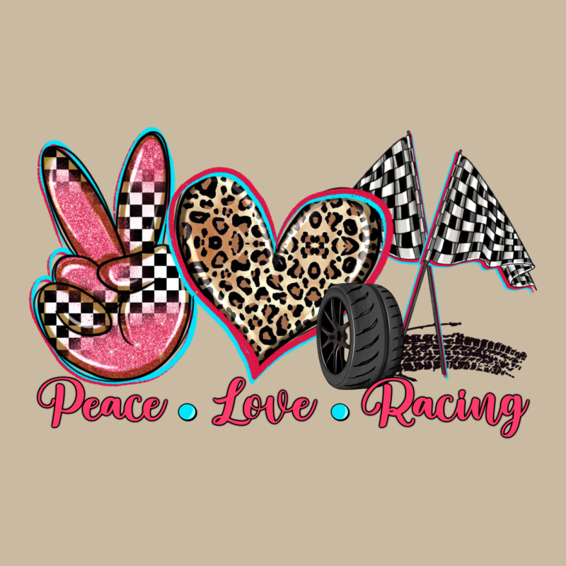 Peace Love Racing Long Sleeve Tee by Zillion Design Studio | Teevron