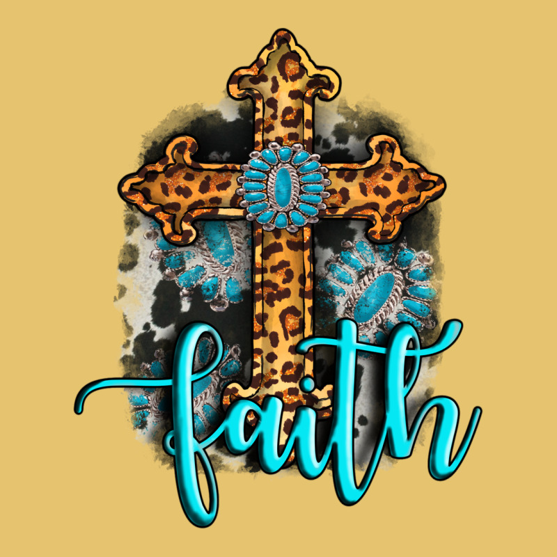 Faith Western Turquoise Premium Sweatshirt by AdoDesignShop | Teevron