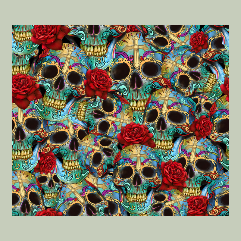 Sugar Skulls Roses Tumbler 3 Classic Tee by CTS Tumbler Store | Teevron