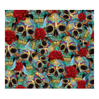 sugar skulls roses tumbler 3 | Teevron