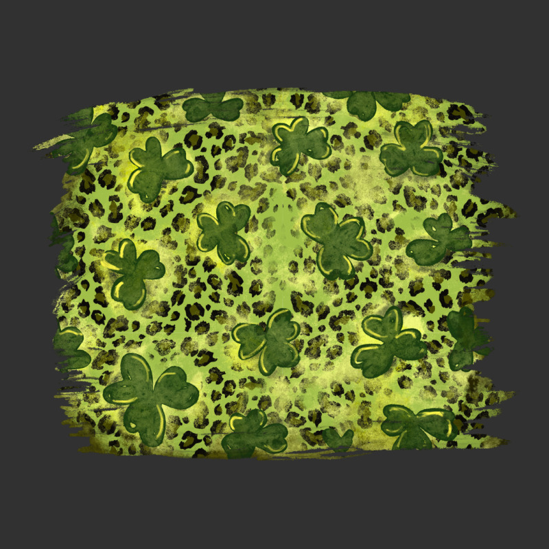 St Patrick's Day Shamrock Leopard Background Urban Heavy Tee by RanaPortraitStore | Teevron