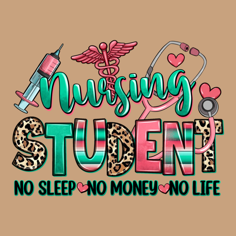 Nursing Student No Sleep No Money No Life Vintage Tee by RanaPortraitStore | Teevron