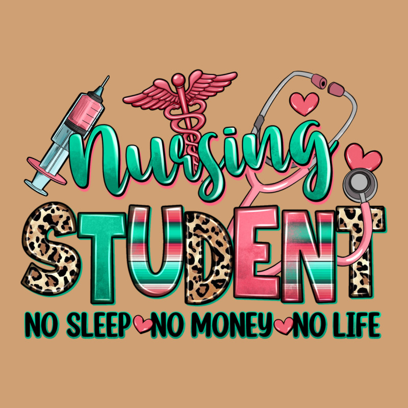 Nursing Student No Sleep No Money No Life Vintage Tee by RanaPortraitStore | Teevron