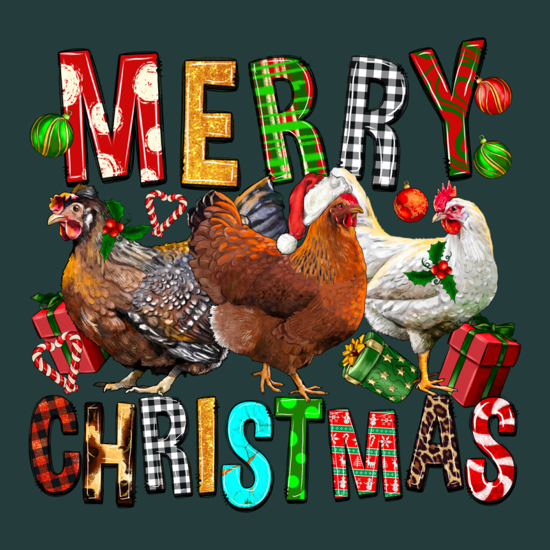 Merry Christmas Chickens Classic Tee by FaDigitalArtStudio | Teevron