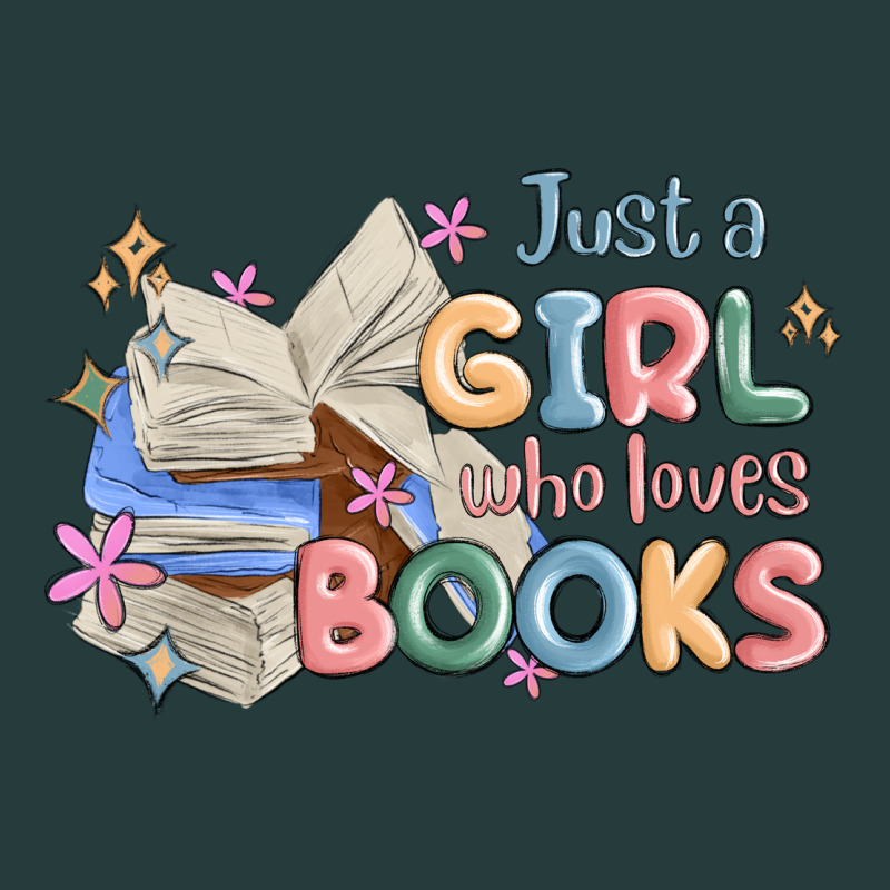 Just A Girl Who Loves Books Premium Hoodie by MaliasSmallBusiness | Teevron