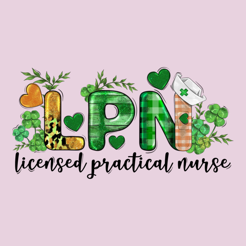 St. Patricks Day Registered Nurse Lpn Heart Classic Tee by BarkalooDesign | Teevron
