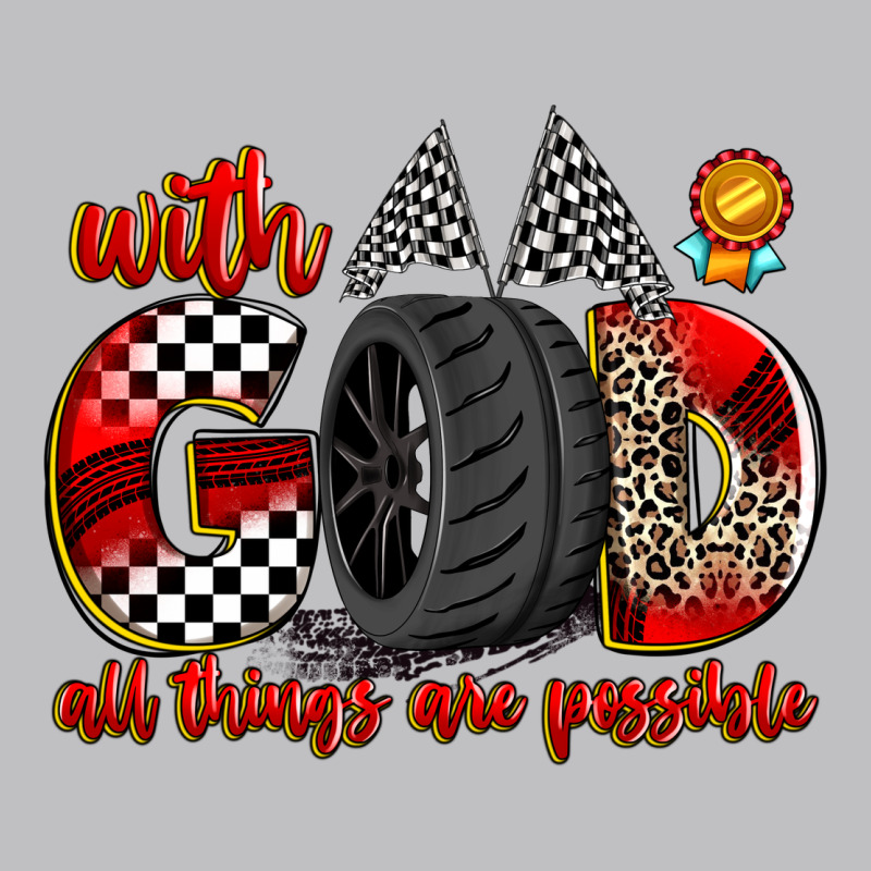 With God All Things Are Possible Long Sleeve Tee by Zillion Design Studio | Teevron