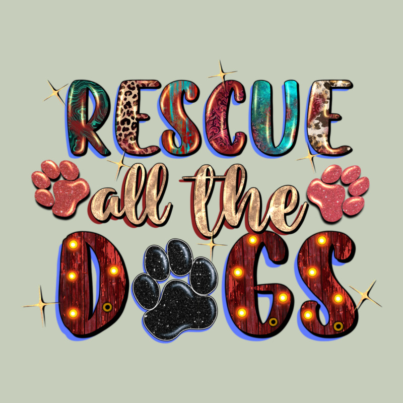 Rescue All The Dogs Classic Tee by Zillion Design Studio | Teevron
