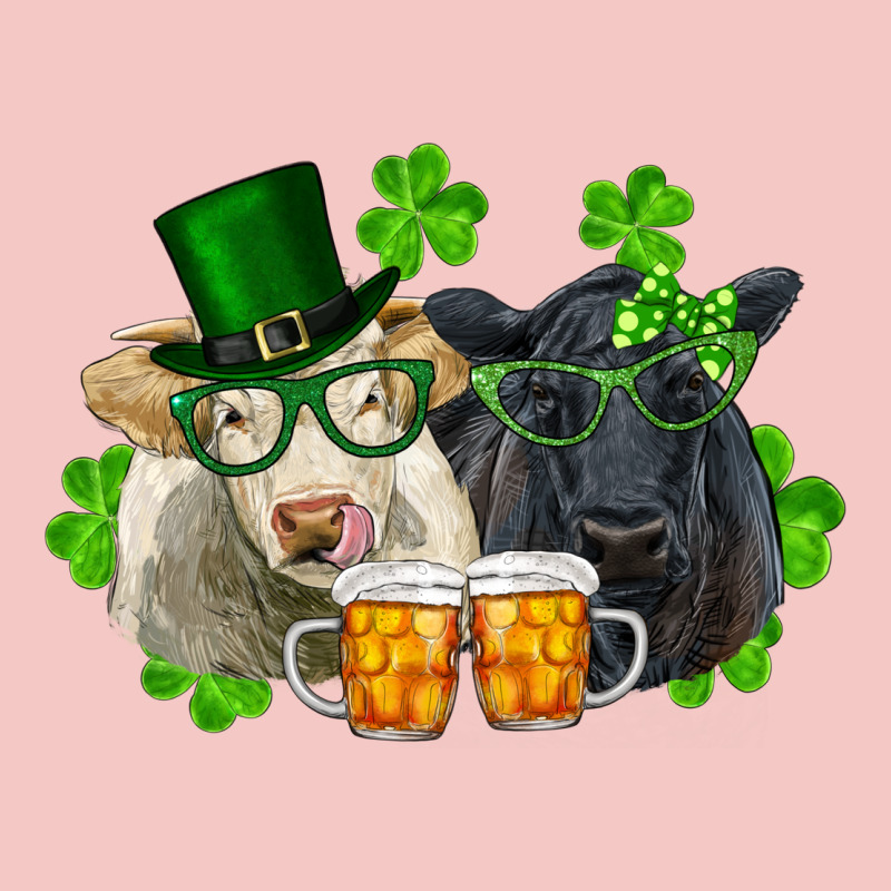 St. Patrick's Day Charolais And Black Angus Cows Urban Heavy Tee by RanaPortraitStore | Teevron