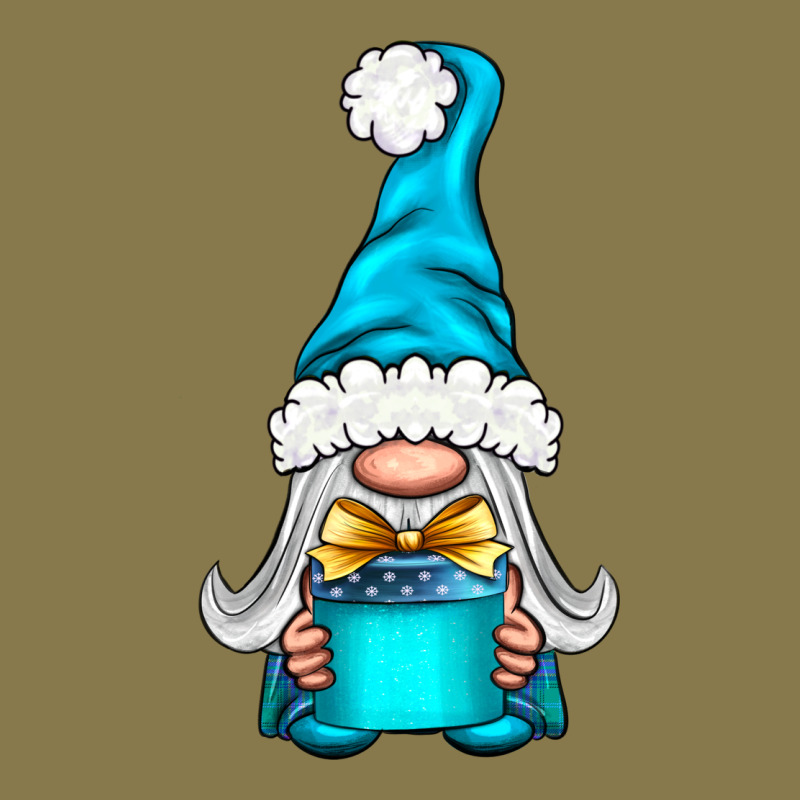 Winter Gnome With Gift Premium Hoodie by NancyCooperArtShop | Teevron