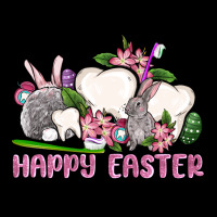 Happy Easter Teeth Zipper Hoodie | Teevron
