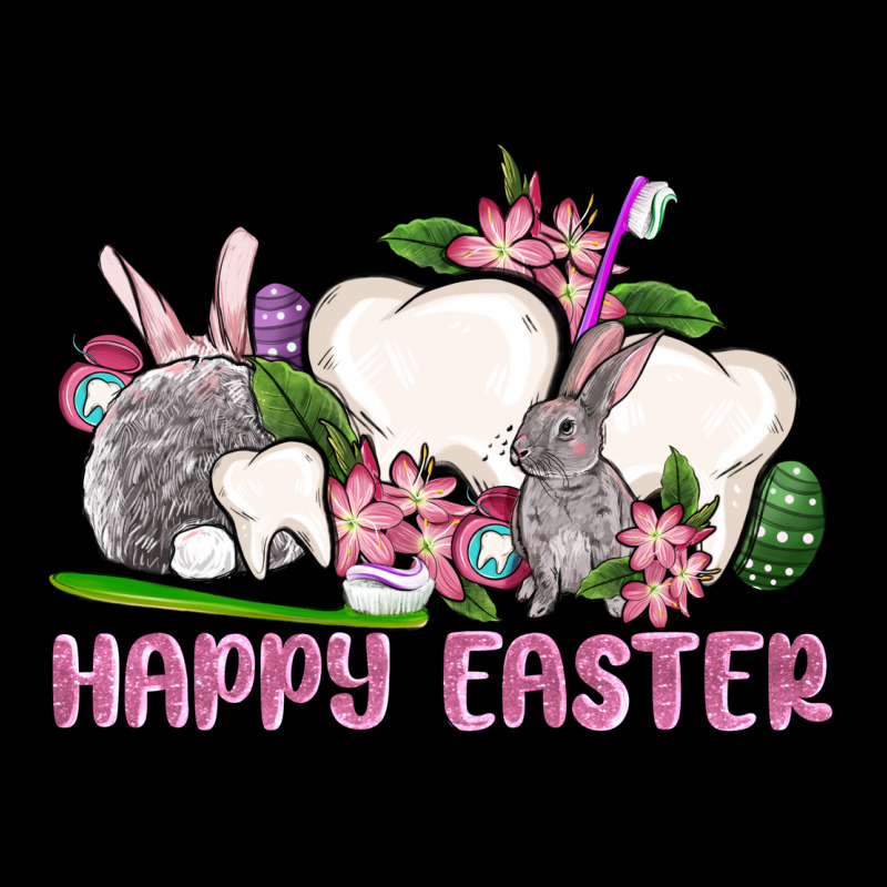 Happy Easter Teeth Zipper Hoodie by OliviaCreatesArt | Teevron