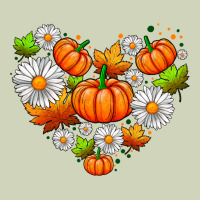 Pumpkin And Daisies Heavyweight Hoodie | Teevron