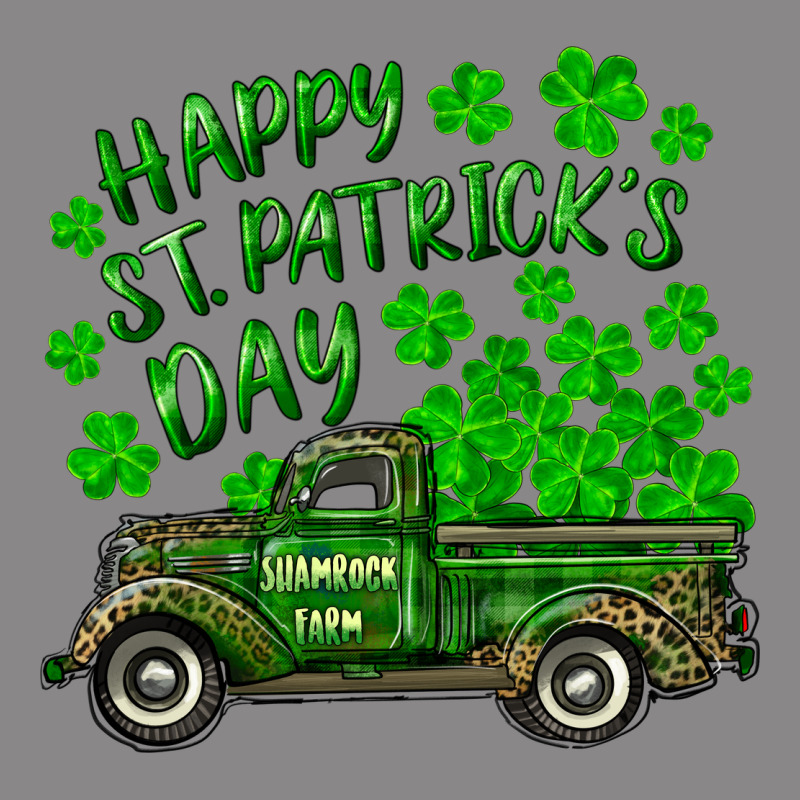 Happy St. Patricks Day Shamrock Farm Truck Vintage Tee by RanaPortraitStore | Teevron