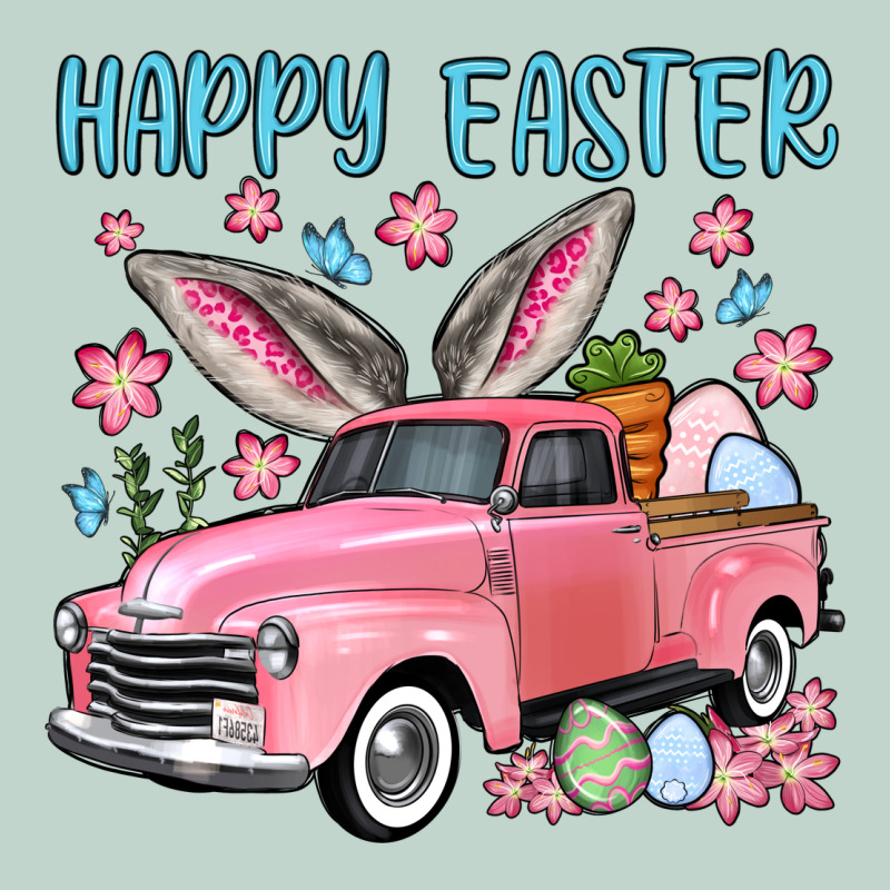 Happy Easter Truck Zipper Hoodie by OliviaCreatesArt | Teevron