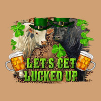 Lets Get Lucked Up Charolais And Black Angus Bull Vintage Tee | Teevron