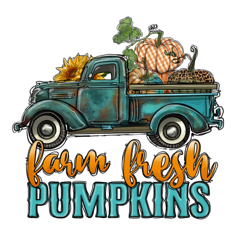 Farm Fresh Pumpkins Truck Long Sleeve Tee by RanaPortraitStore | Teevron