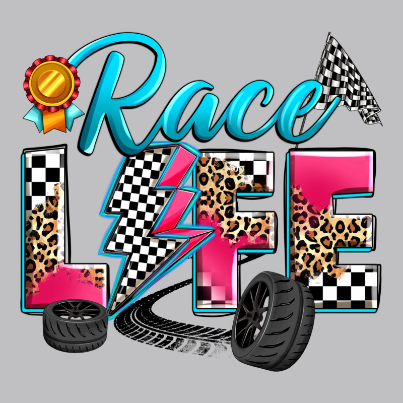 Race Life Long Sleeve Tee by Zillion Design Studio | Teevron