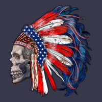 American Indian Headdress With Skull Long Sleeve Tee | Teevron