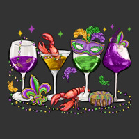 mardi gras wine glasses | Teevron
