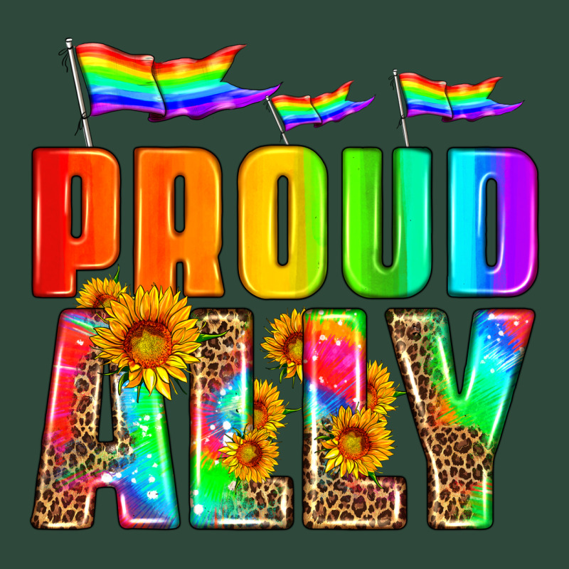 Proud Ally Zipper Hoodie by HRA Design Shop | Teevron