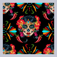 Sugar Skull Seamless Pattern Heavyweight Hoodie | Teevron