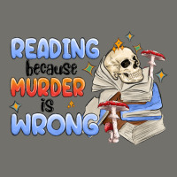 Reading Because Murder Is Wrong Premium Hoodie | Teevron