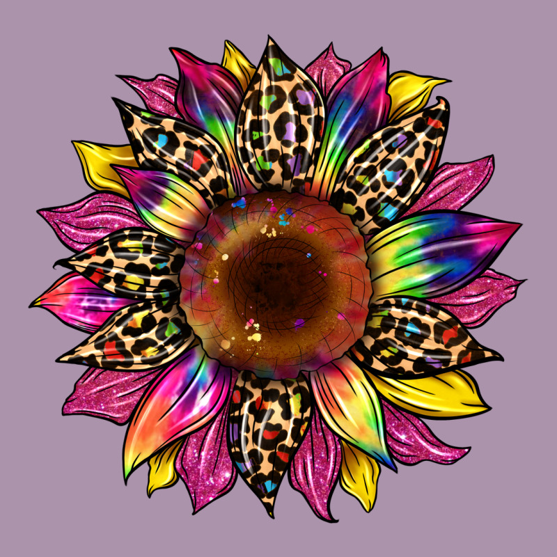 Tie Dye Leopard Sunflower Heavyweight Hoodie by Artiststas | Teevron