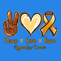 Peace Love Cure Appendix Cancer Premium Hoodie | Teevron