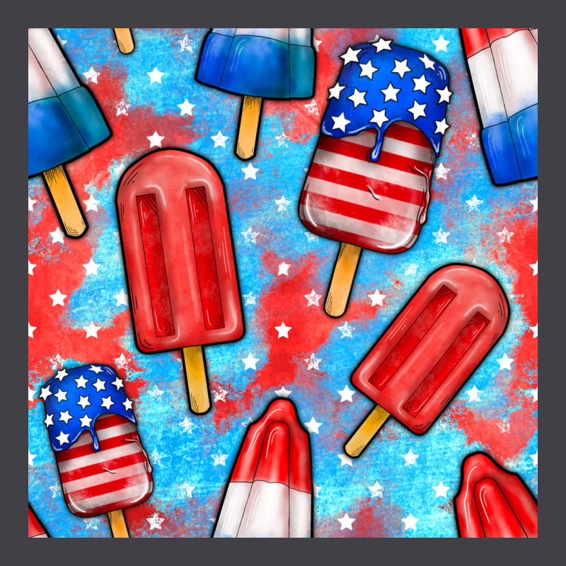 4th Of July Popsicle Seamless Pattern Heavyweight Hoodie by BundleAndBundleShop | Teevron