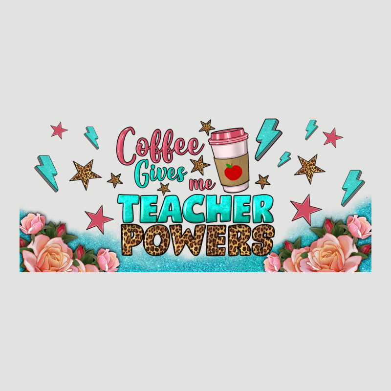 Coffe Gives Me Teacher Powers Libbey Glass Classic Tee by BundleAndBundleShop | Teevron
