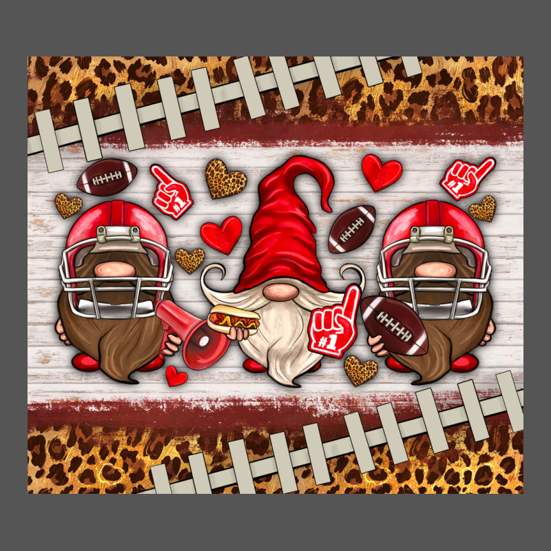 American Football Gnome Zipper Hoodie by HRA Design Shop | Teevron