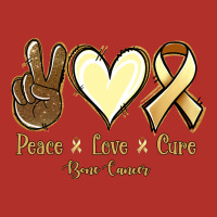 Peace Love Cure Bone Cancer Premium Hoodie | Teevron