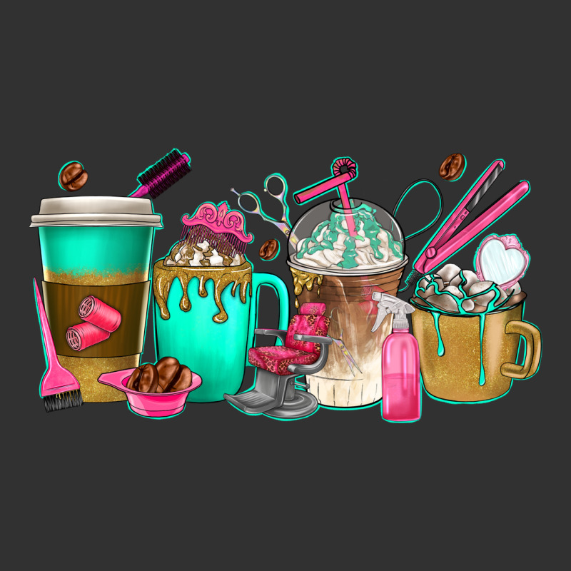 Hair Hustler Coffee Cups Urban Heavy Tee by texasbilliewilder | Teevron