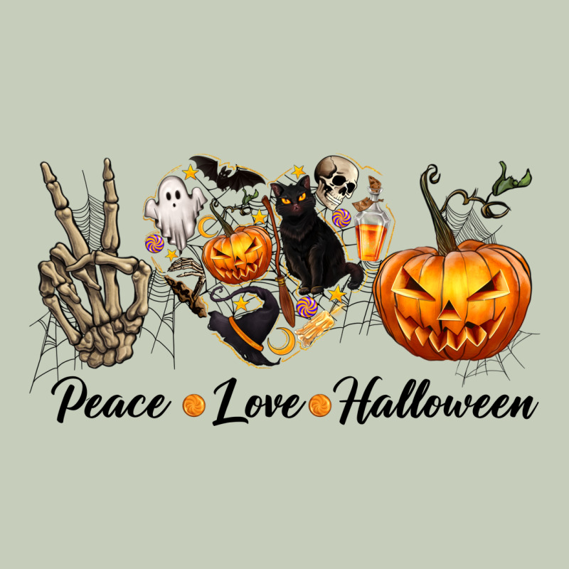 Peace Love Halloween Long Sleeve Tee by texasbilliewilder | Teevron
