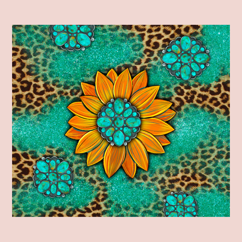 Sunflower Gemstone Leopard Premium Sweatshirt by Artiststas | Teevron