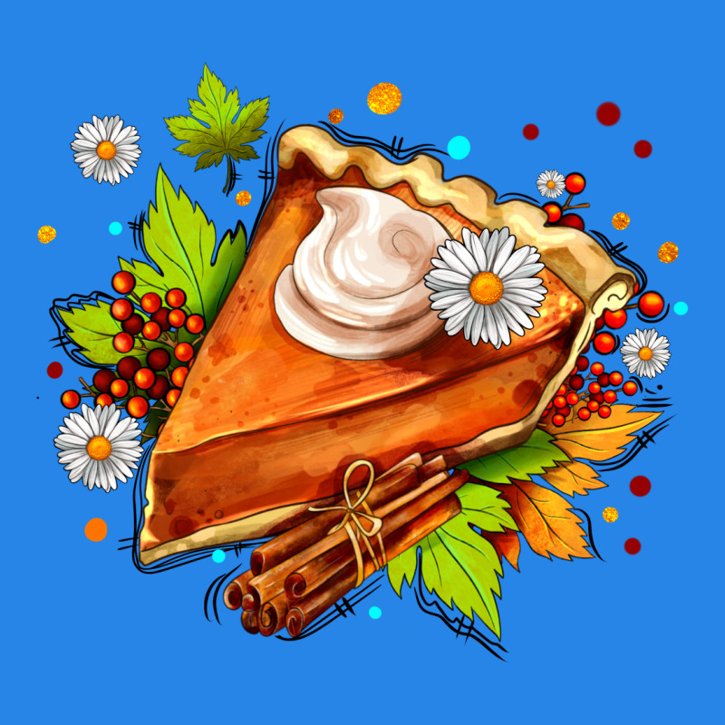 Pumpkin Pie With Daisies And Cinnamon Premium Hoodie by AdoDesignShop | Teevron