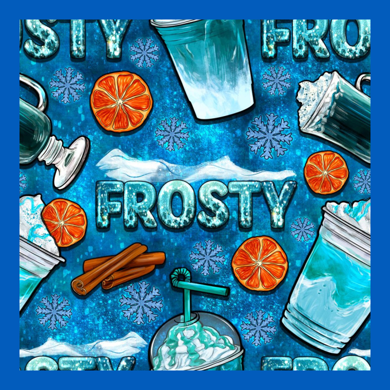Winter Frosty Coffee Cups And Snow Seamless Pattern Bbs Urban Hoodie by BundleAndBundleShop | Teevron