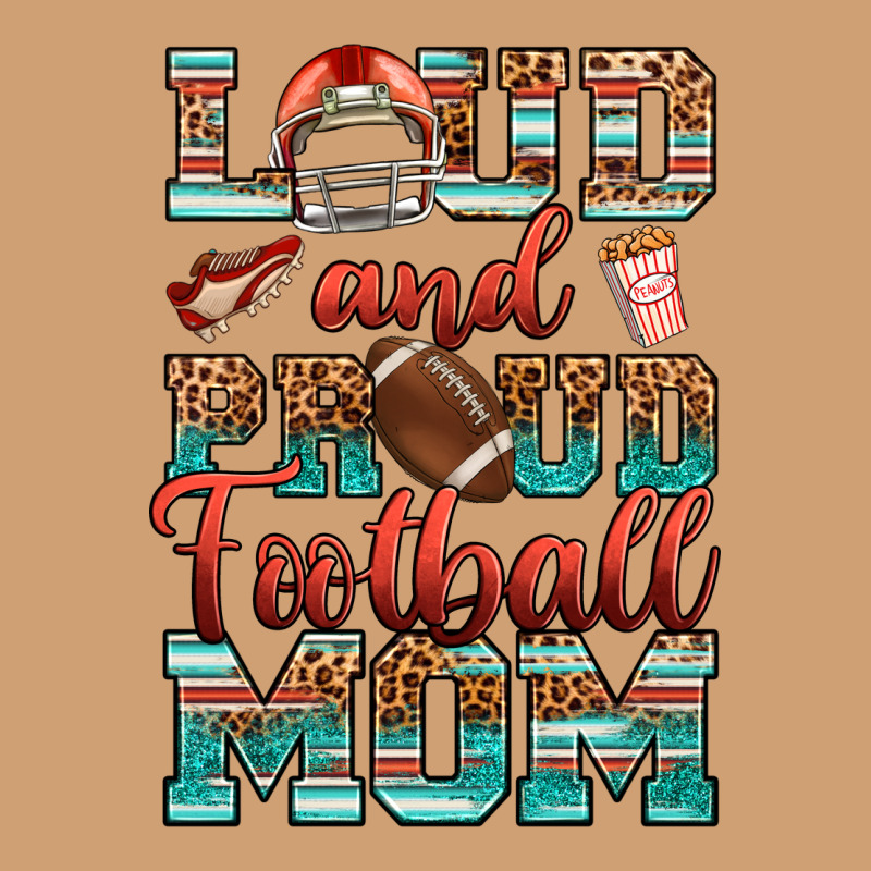 Loud And Proud Football Mom Vintage Tee by RanaPortraitStore | Teevron
