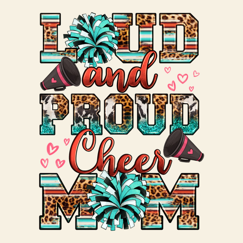 Loud And Proud Cheer Mom Vintage Tee by RanaPortraitStore | Teevron